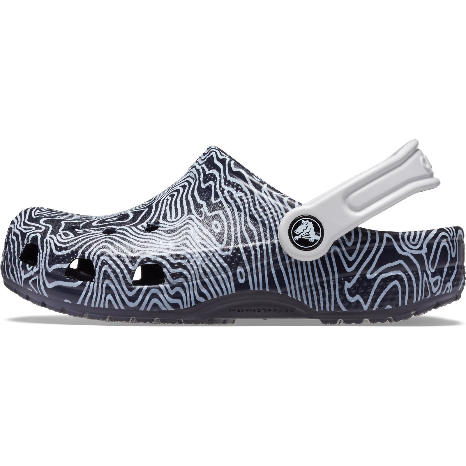 Crocs Classic Topographic Kids Clog