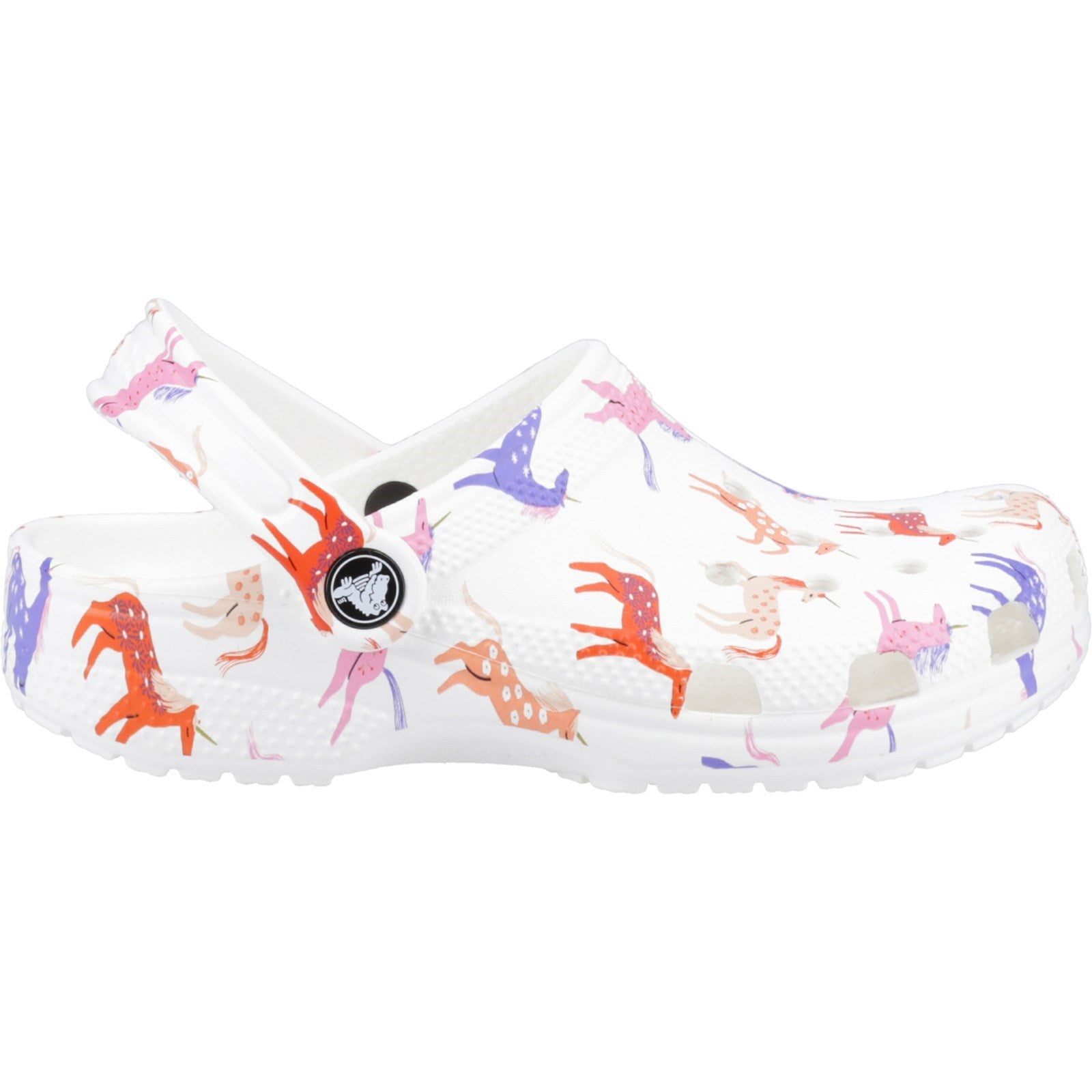 Crocs Toddlers Classic Unicorn Print Clogs