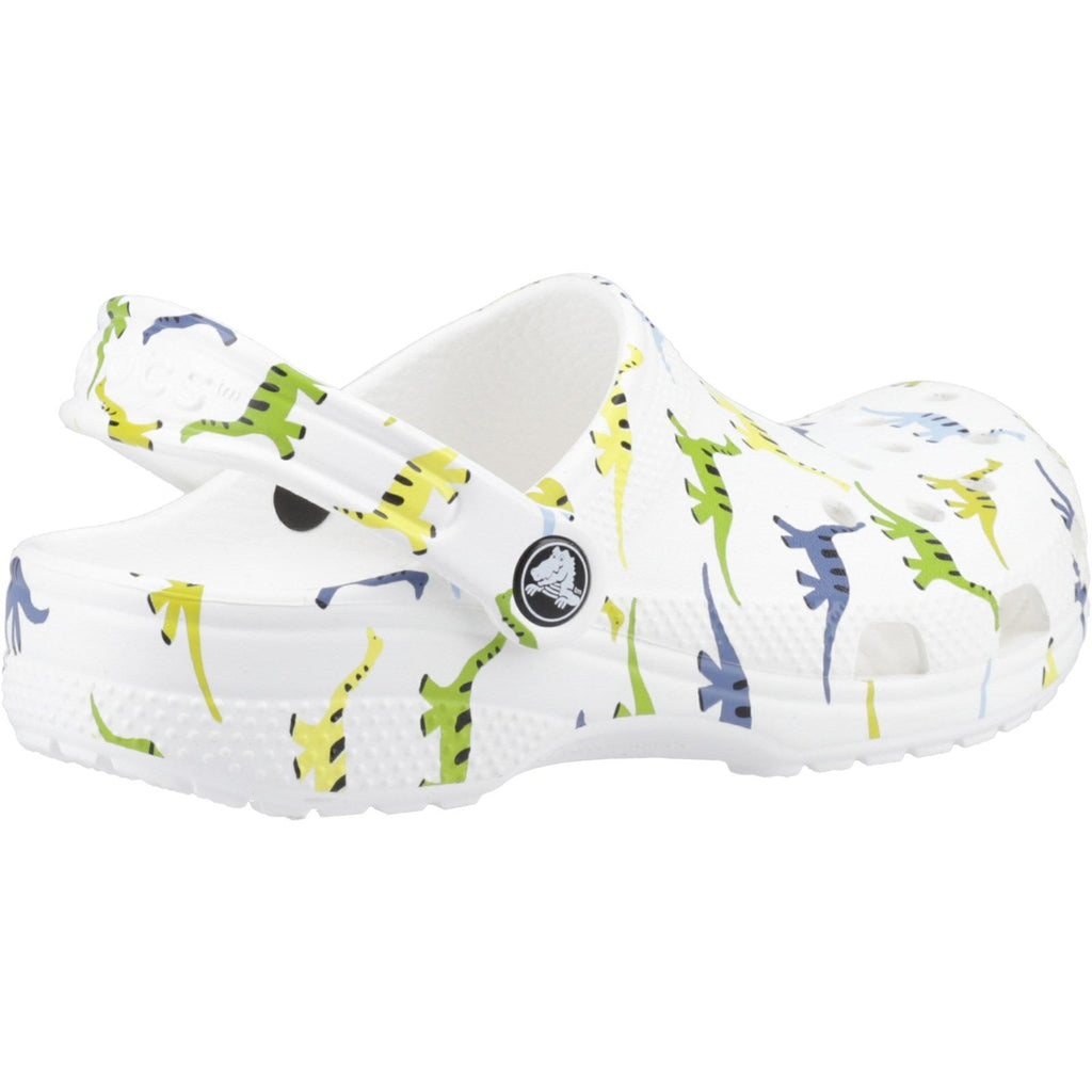 Crocs Classic Dinosaur Print Kids Clog