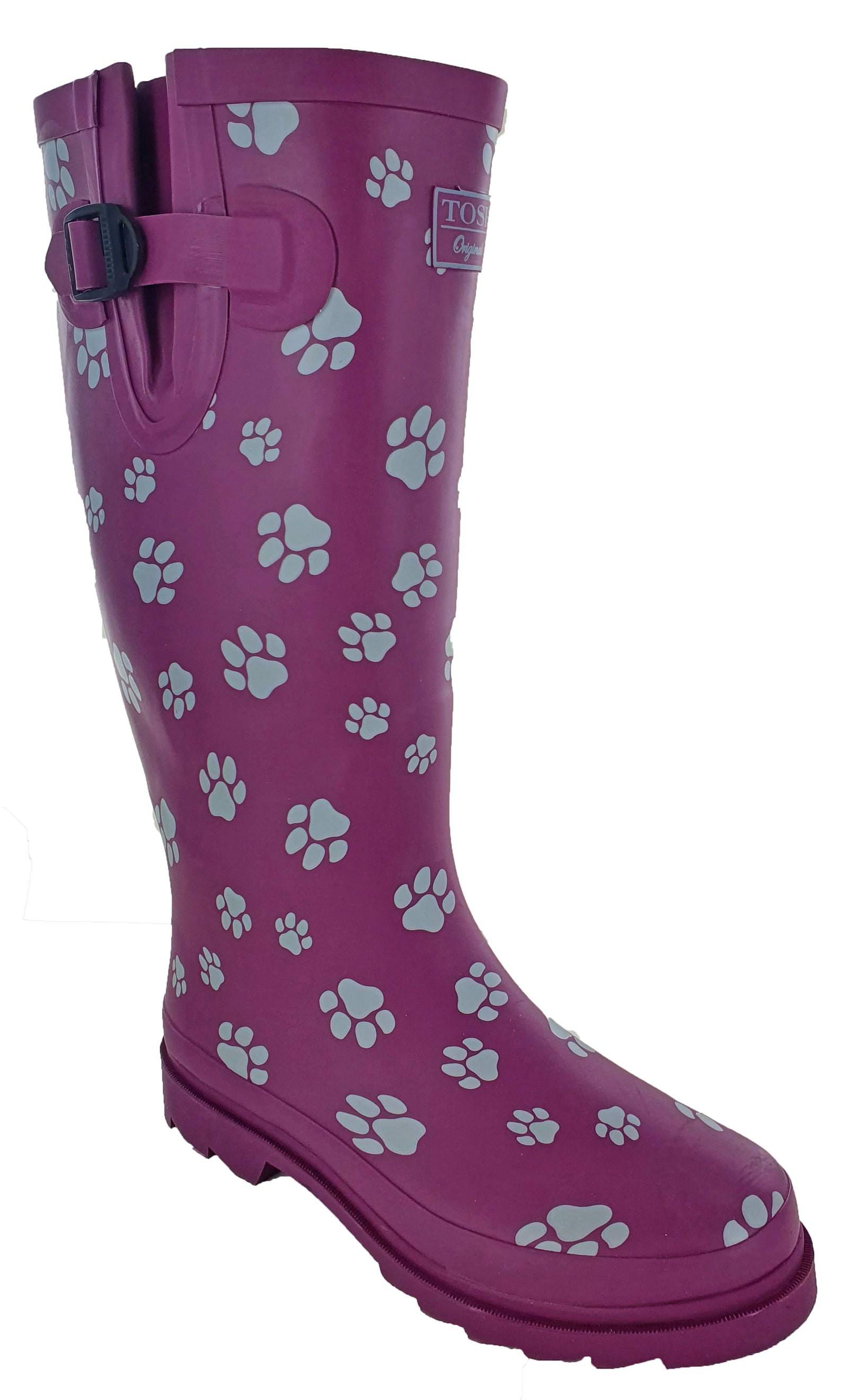 TOSH Dog Paw Tall Wellington Boots