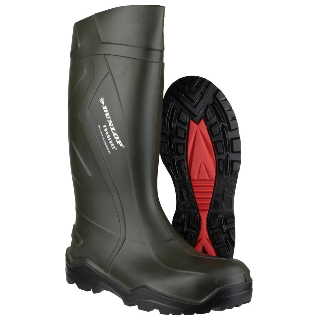 Dunlop Purofort+Safety Wellingtons-ShoeShoeBeDo