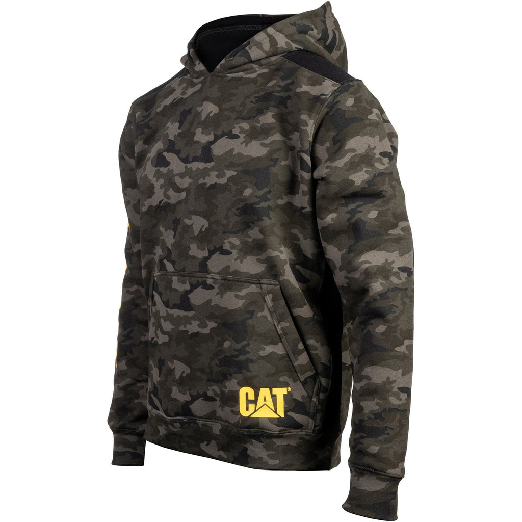 CAT Caterpillar Logo Panel Hoodie