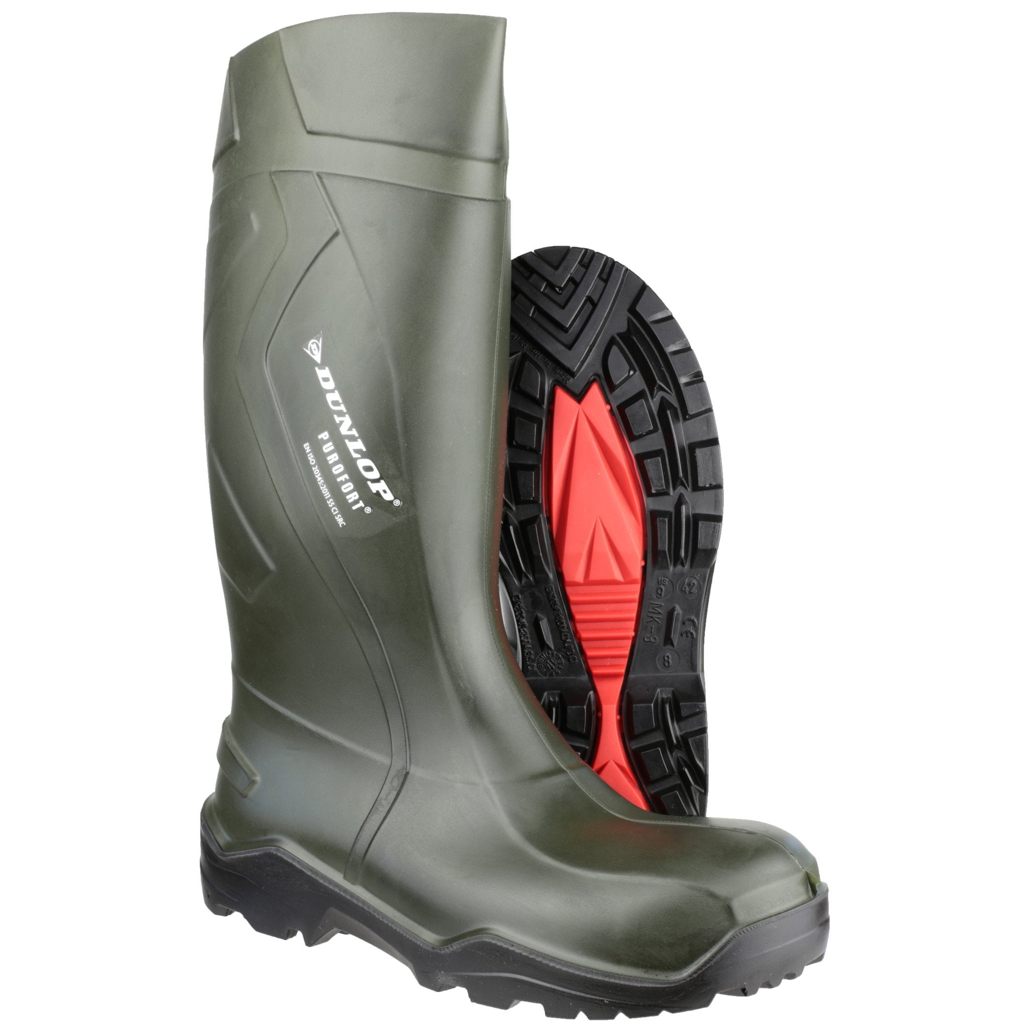 Dunlop Purofort+Safety Wellingtons-ShoeShoeBeDo