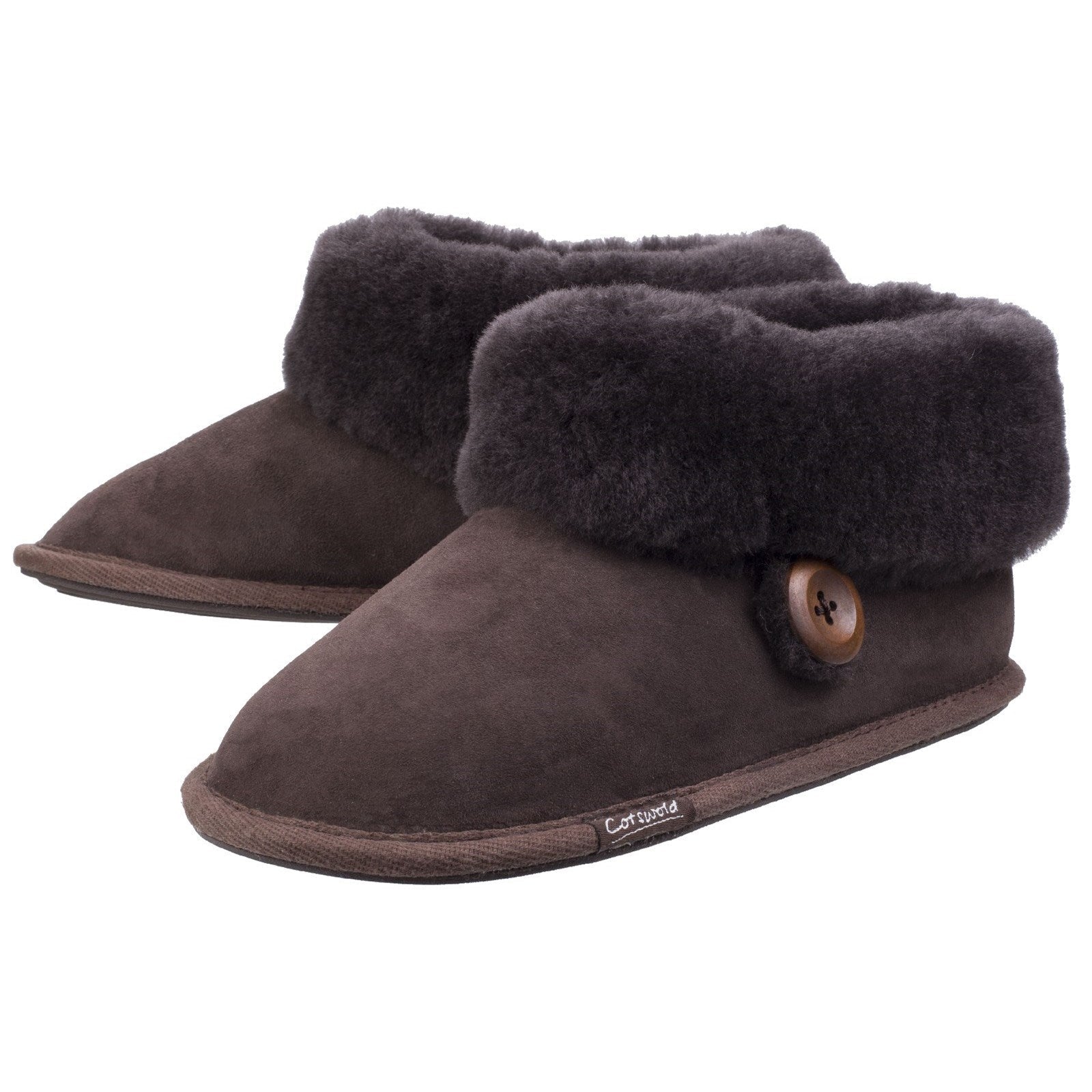 Cotswold Wotton Sheepskin Slippers-ShoeShoeBeDo