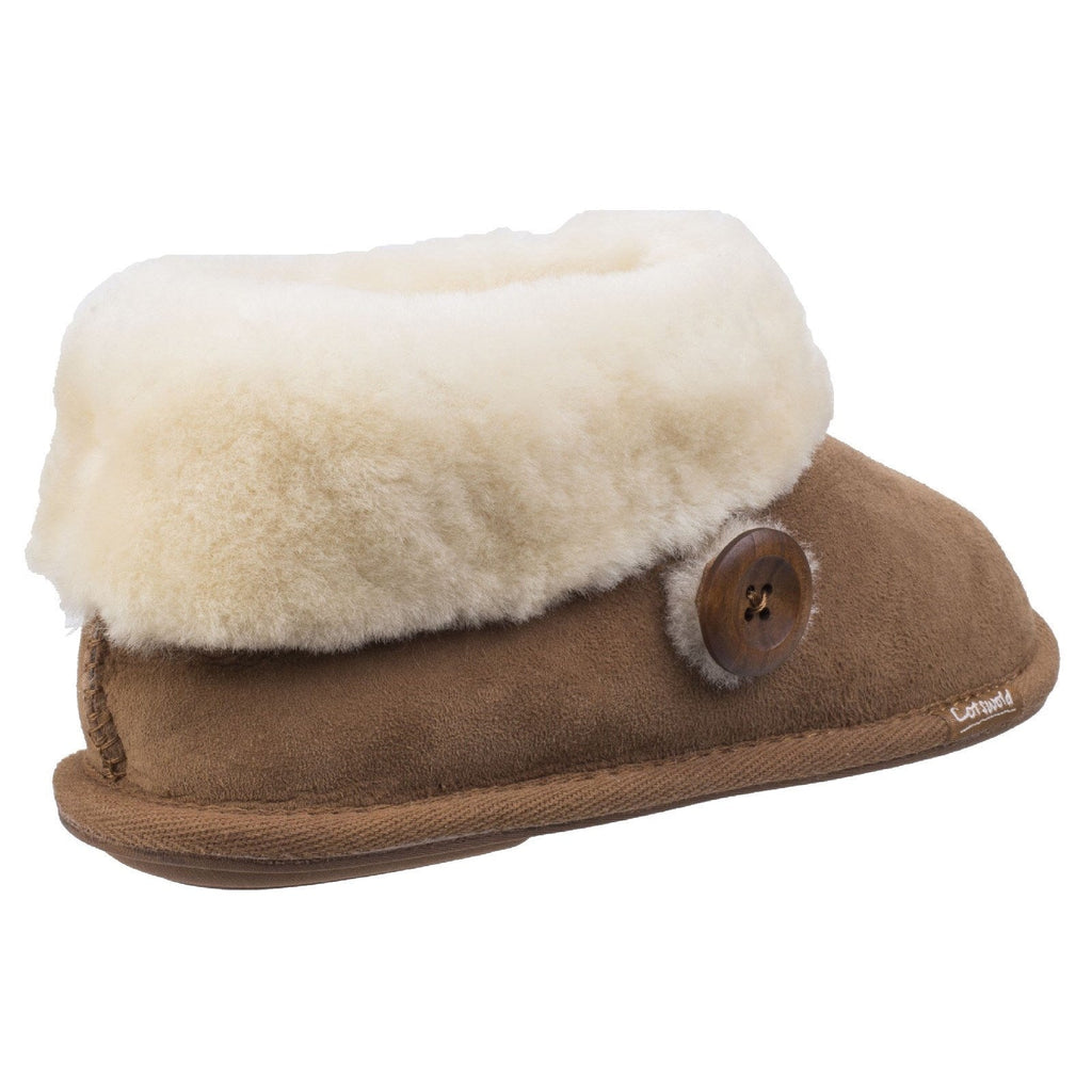 Cotswold Wotton Sheepskin Slippers-ShoeShoeBeDo