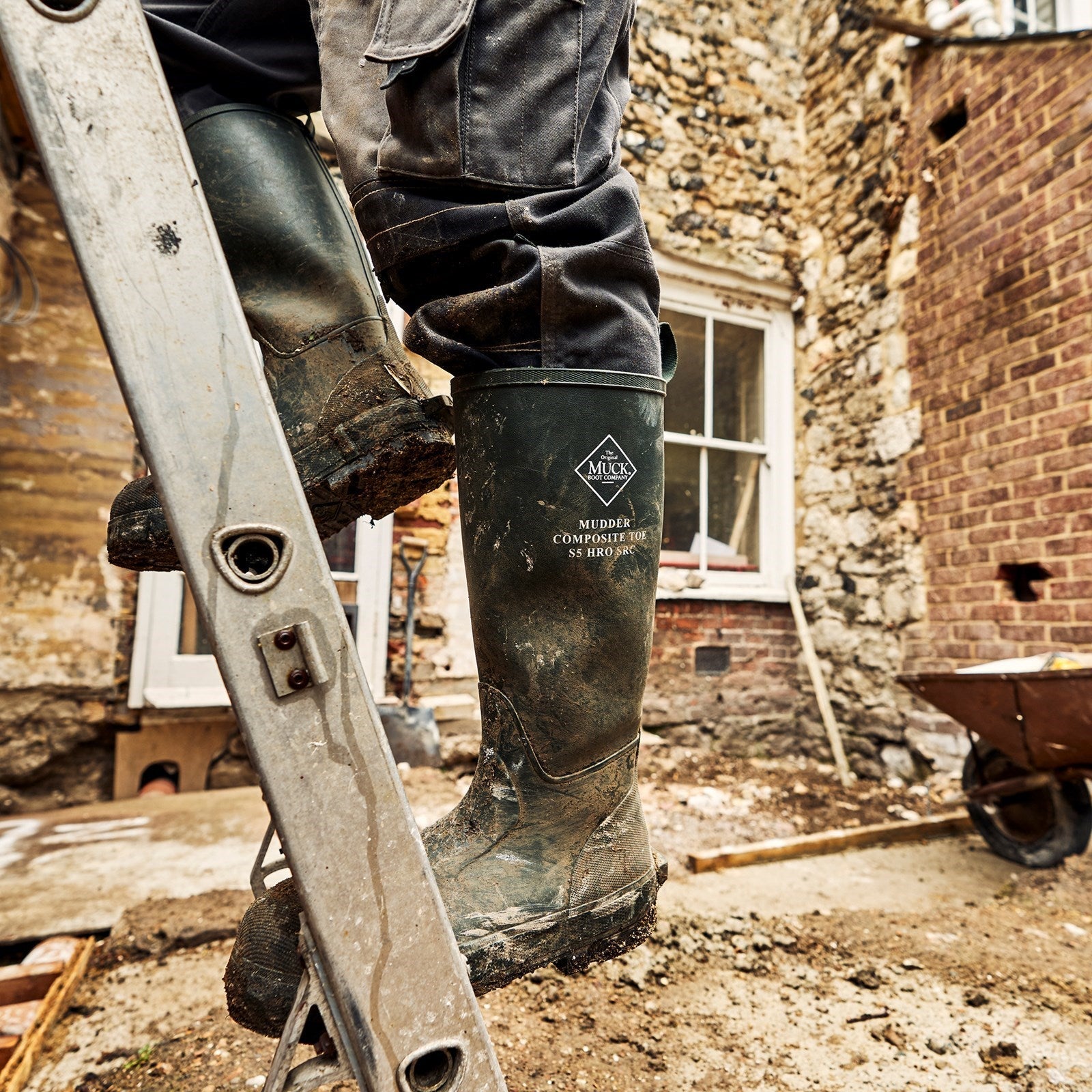 Muck Boots Mudder Tall Safety Wellington S5 Boots