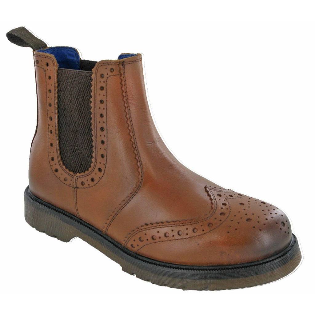 Catesby Brogue Chelsea Boots-ShoeShoeBeDo