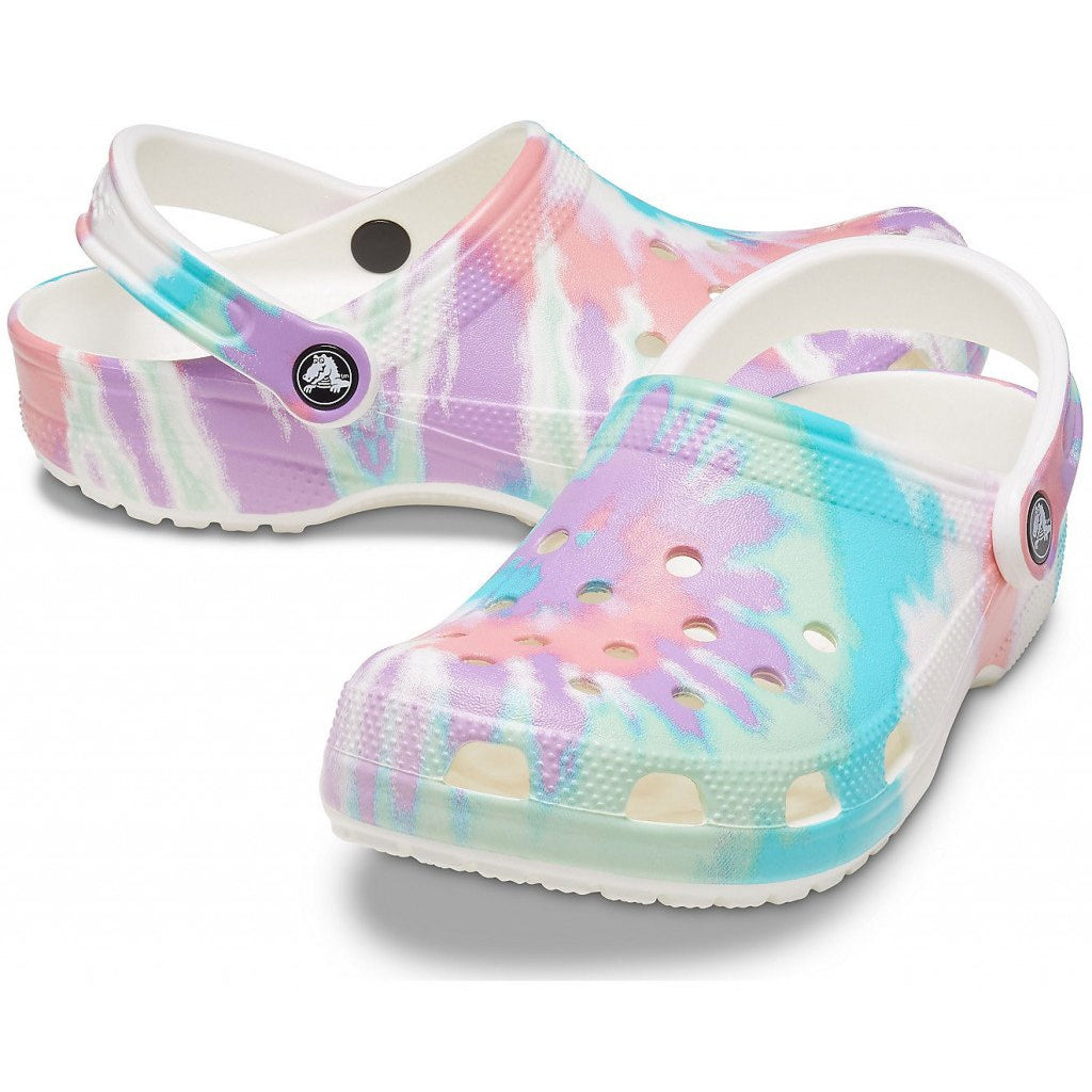Crocs Classic Tie Dye Graphic Clogs