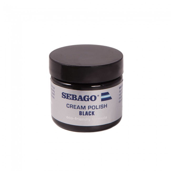 Sebago Black Cream Polish-ShoeShoeBeDo