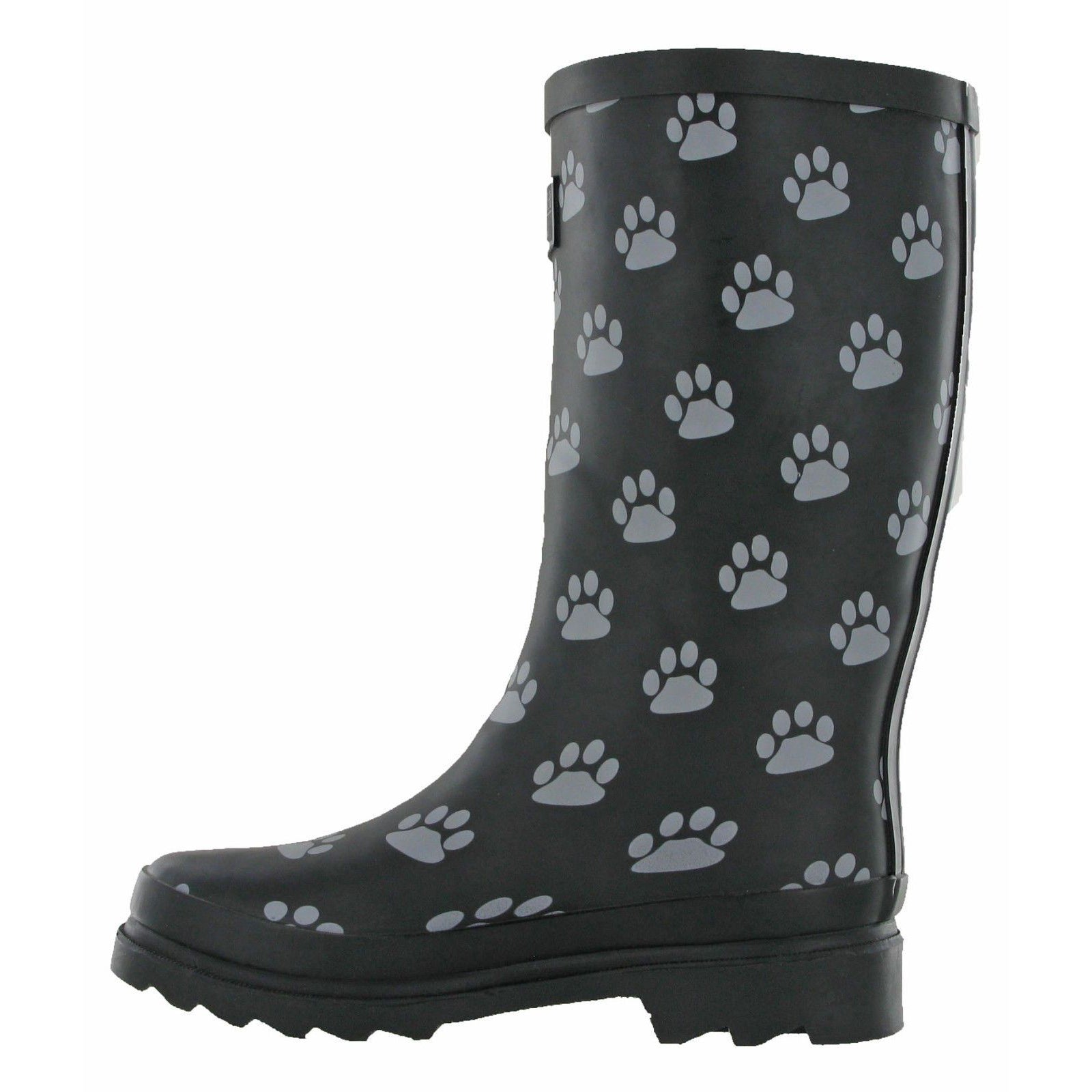 TOSH Dog Paw Short Wellington Boots-ShoeShoeBeDo