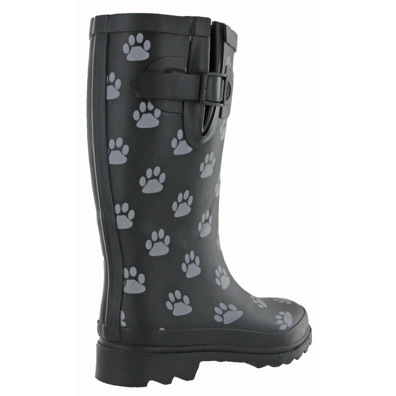 TOSH Dog Paw Short Wellington Boots-ShoeShoeBeDo