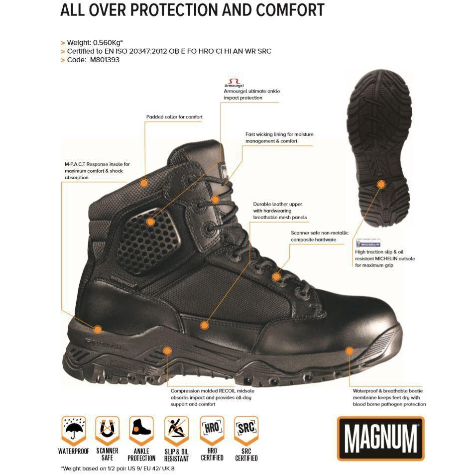 Magnum Strike Force 6.0 Boots-ShoeShoeBeDo