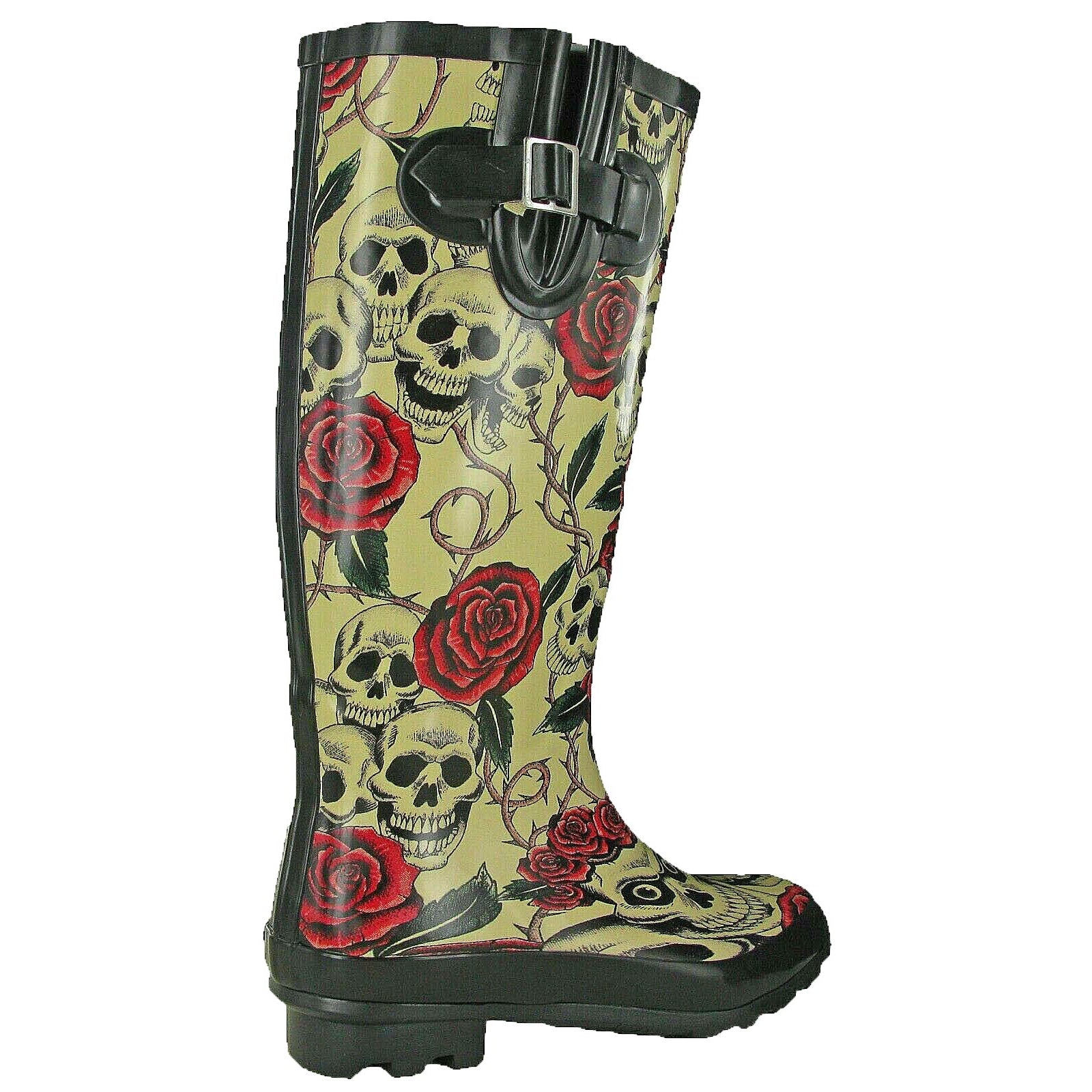 TOSH Skull & Roses Wellies